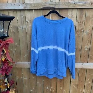 Blue Tye Dye Crew Neck